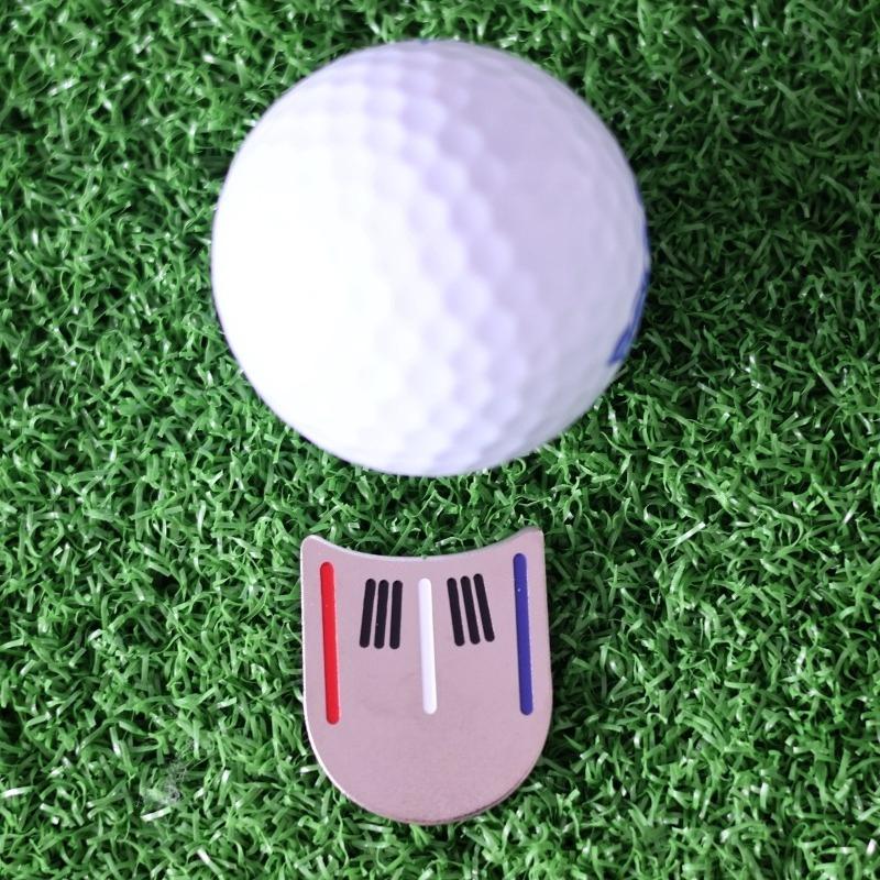 Golf Ball Marker Cap Clip Universal Hat Fit Practical Putting Alignment Aiming Tool Hat Clip for Enhanced Golf Performance