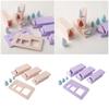 Printed Water Drop Bead Mold Clay Crafting Tool Jewelry Making Supplies Plastic Texture Suitable for Beads Making