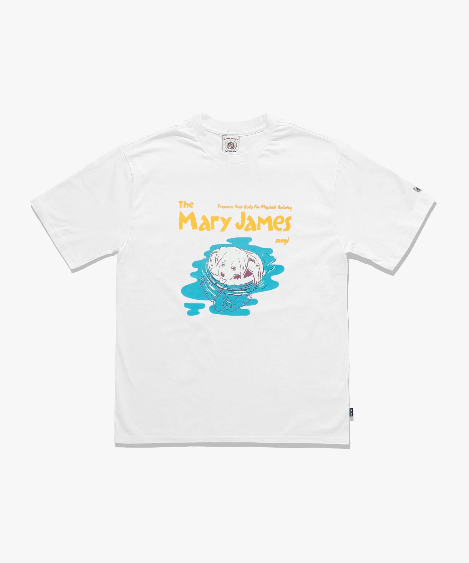 Mary James Paradiso Half Sleeve - White L