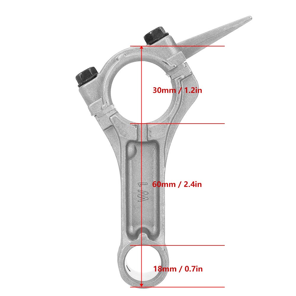 

212Cc 70Mm Piston and Rod Gasoline Generator Rod Metal Generator Accessories Gasoline Generator Rod for 168F Gx160
