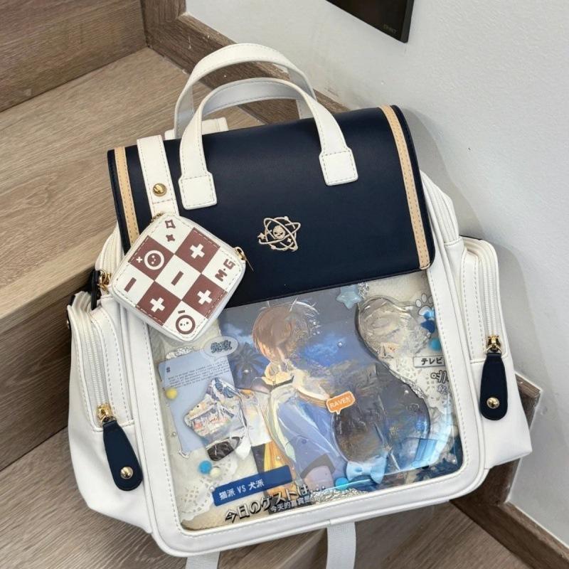 Y2K Japanese Cute Ita Backpacks Women College Style Student Backpack JK Girl Ita Bag Harajuku Transparent School Bag for Women