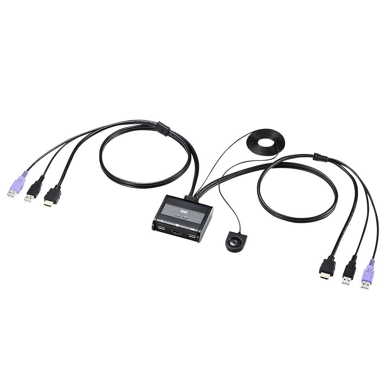 Sanwa Supply KVM switch with remote control SW-KVM2WHU HDMI-compatible (21)