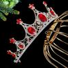 Korean Style Bridal Crown Crystal Diamond Wedding Tiara  Birthday Tiara  Hair Accessories  Children's Crown Performance Head