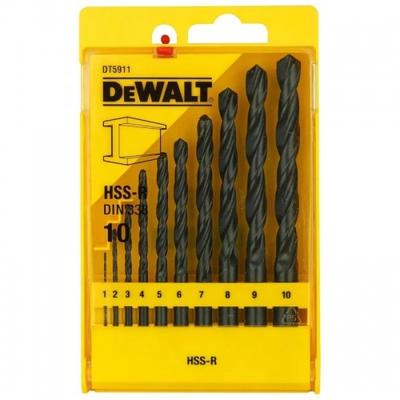 Dewalt Jobber Drill Bit Set (Pack of 10)