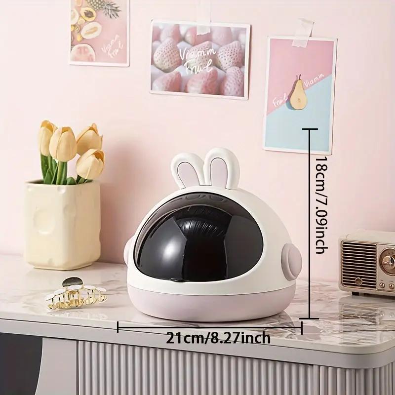 Mini Poubelle de Bureau Petite Mignonne Haute Valeur Chambre Chevet Bureau Salon Table