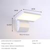 IP65 Waterproof Sensor Wall Lamp LED Outdoor Wall Light Adjustable Angle Wall Lights  Aluminum Alloy Entrance Corridor Balcony