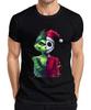 Grinch Jack Skellington Weihnachten Crossover Gruselig Vintage Herren T-Shirt