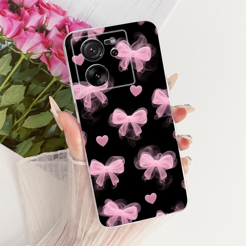 For Xiaomi Mi 13T Pro 5G Case Luxury Butterfly Tree Painted Cover Soft Silicone Phone Case For Xiaomi 13T Pro Mi13T Pro 5G Shell