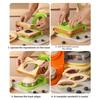 Stainless Steel DIY Sandwich Cutters Mould Sealer Flip Cookie Cutter  Kitchen Baking