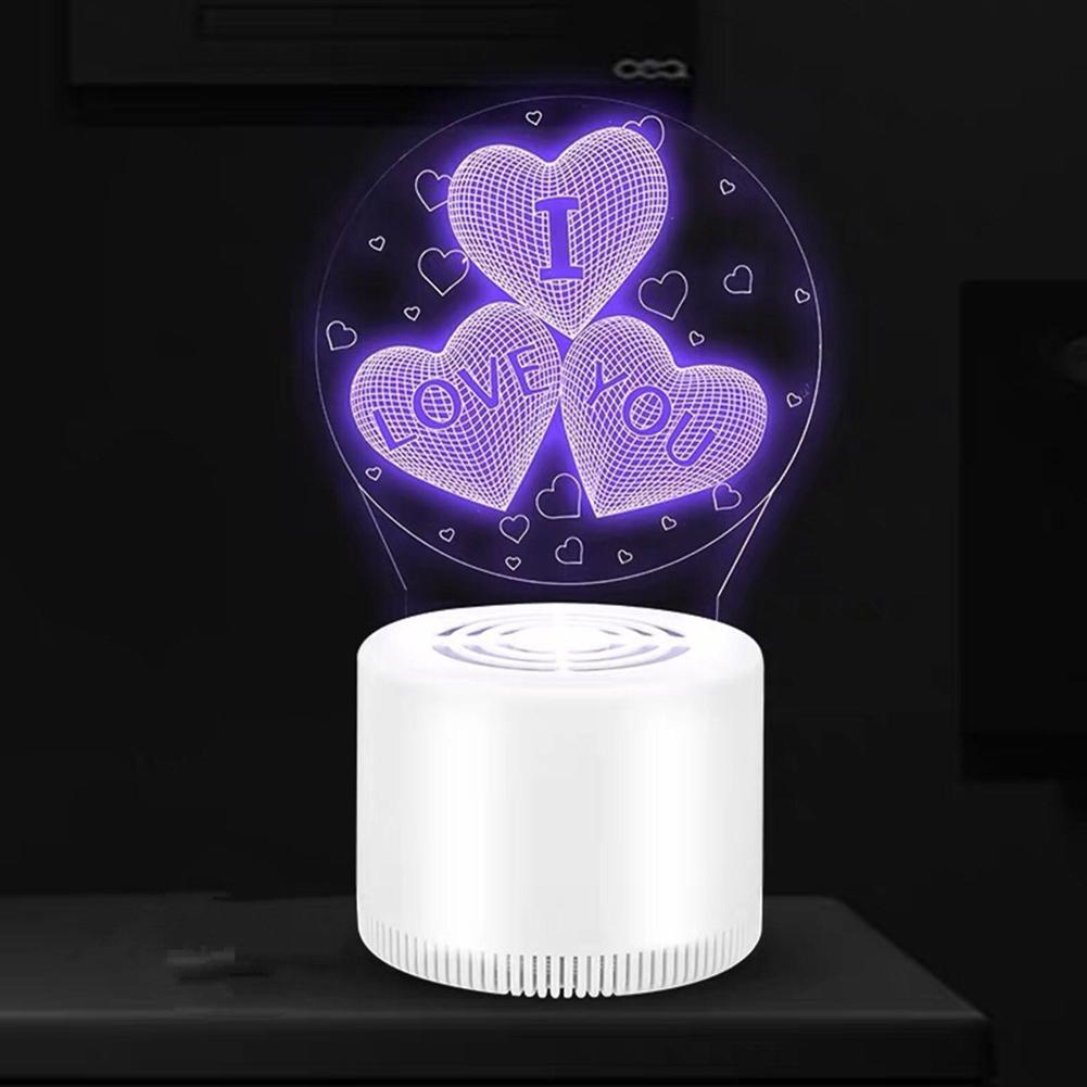 

Креативная USB светодиодная лампа от комаров, ловушка для насекомых, ловушка для насекомых, декоративный свет I Love You
