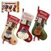 Hanging Christmas Decorations for Trees 18 Inch Large Stockings 3D Santa/Snowman/Reindeer Xmas Socks Non-woven Three Dimensional Tree Pendants
