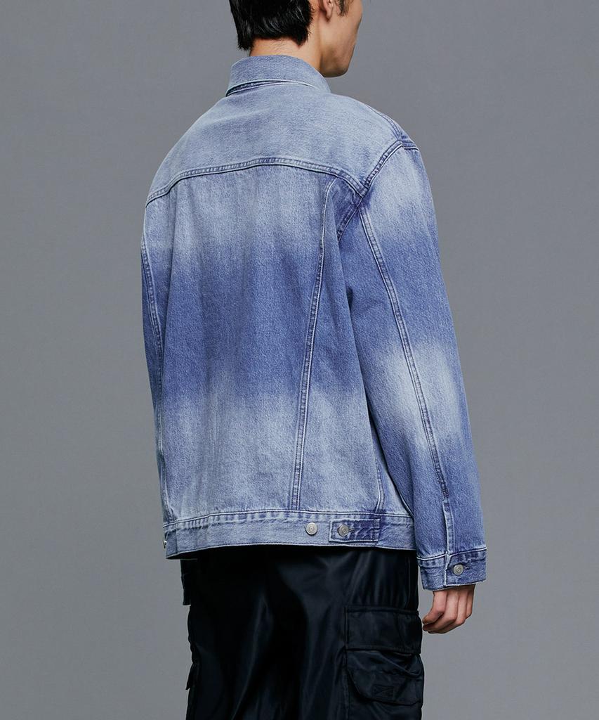 Branded 5003 Max Denim Trucker Jacket [Light Blue]