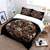 Chinese Dragon Design Set For Decoration  Kid'S And Adults' Bedroom Decor, Exquisite Three-Piece Bedding Set Gift