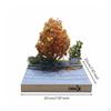 1:64 Scale Autumn Road Diorama Handmade Miniature Street Scene Realistic Details Model Car