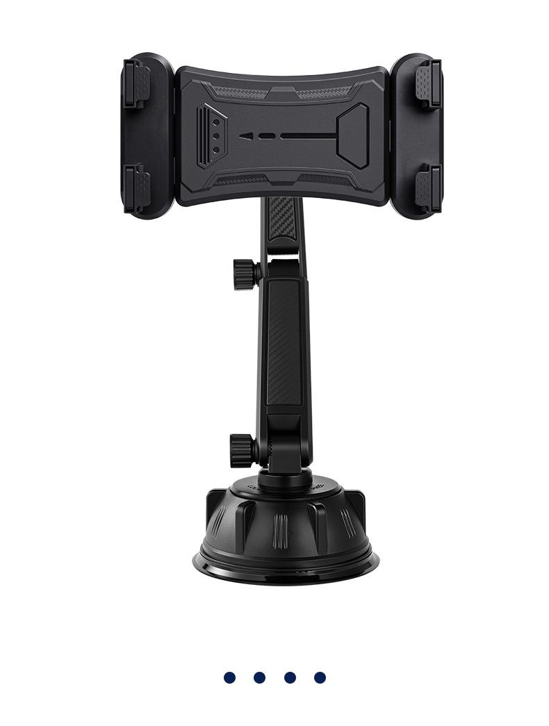 Foldable Telescopic Car Phone Holder for Dashboard & Live Broadcasts