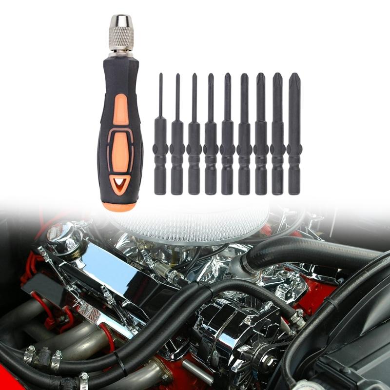 Professional Electric Screwdriver Bit 5mm Round Shanks 60mm Length Steel Sturdy Magnetic Screwdriver Bit