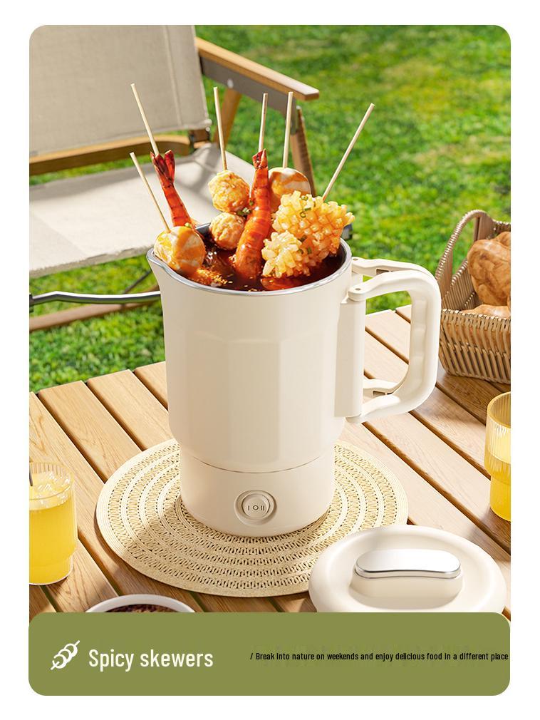 Tragbare Multifunktionale Faltbare Elektrische Wasserkocher - 304 Edelstahl, Ideal für Outdoor-Reisen