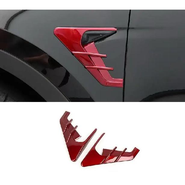 

Для Tesla Model 3/Y/3 Highland/Y Juniper Декоративная накладка на крыло боковая камера Защитная крышка Различные цветовые варианты ABS Автозапчасти 24-25 Gloss Red