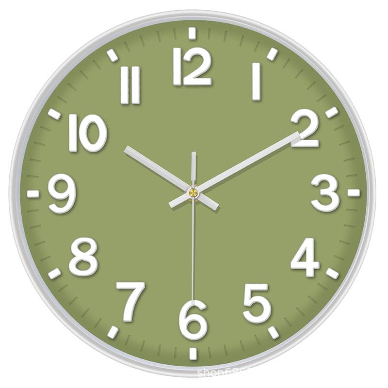 14-Inch Quartz Wall Clock for Classroom & Living Room – Easy Mount, No-Drill Design