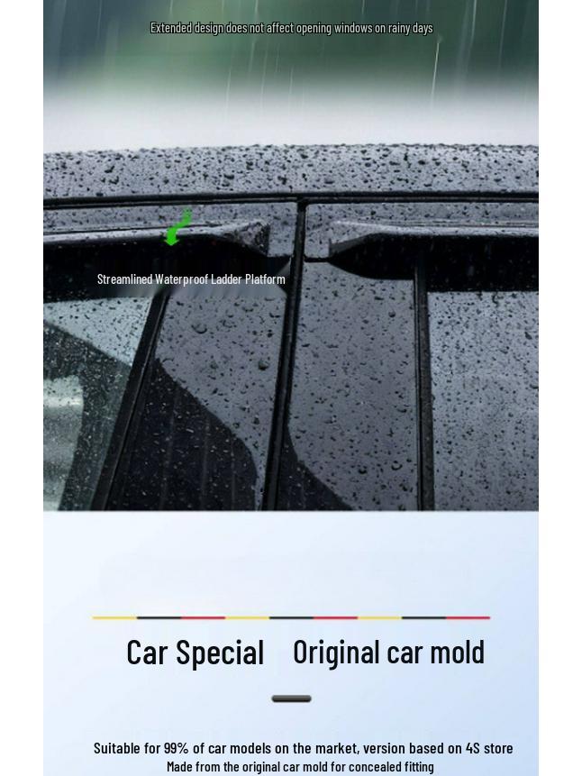 Li Auto L9 Car Window Sun & Rain Guards - Modified Accessories & Visors for Weather Shielding and Decoration