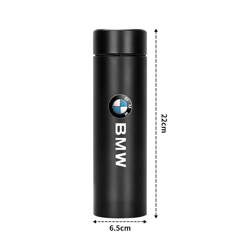 YAMHS1 Car Smart Thermos Mug Insulation Cup Led Digital Temperature Display For BMW E34 E36 E60 E90 E46 E39 E70 F10 F20 F30 X5 X6 M5 M6