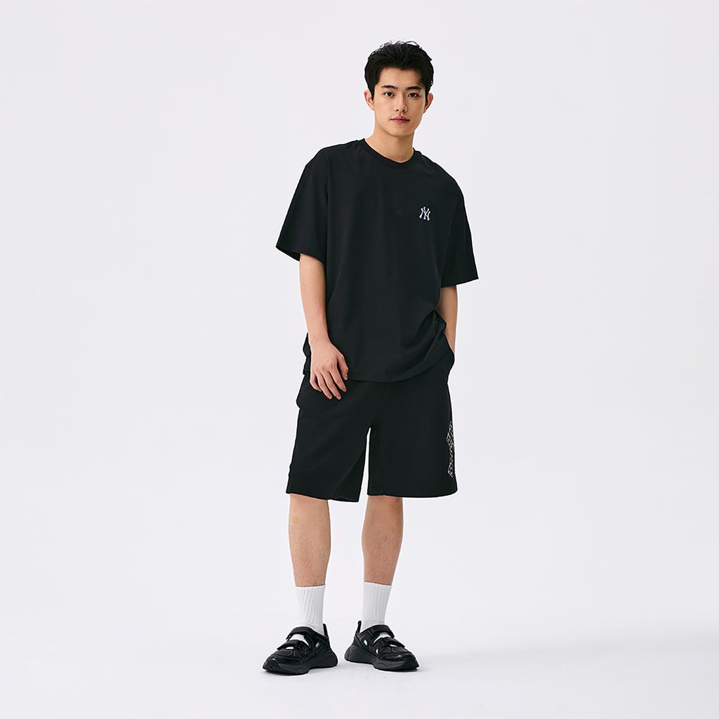 New MLB New York Yankees Basic Collection SS25 T Shirt Unisex Black 3ATSB5053-50BKS