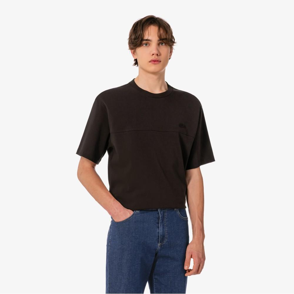Lacoste Men's Strong Weave Panel Short-Sleeve T-Shirt TH358E-56G3LA