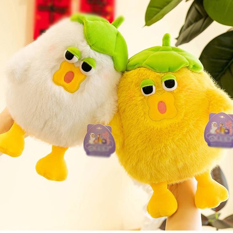 Lotus Chicken Leaf Plush Toy Doll Pillow Funny Expression Children Gift Birthday