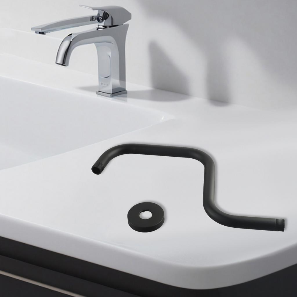 With Flange Ceiling Bracket Shower Head 13inch Head Extension