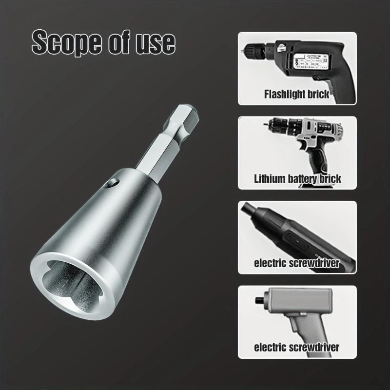 1Pcs Electric Drill Strand Connector Electric Drill Cable Quick Wire Stripping Tool No Live Drill Nut Wire Stripping Tool