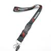 XIPU6 Motorcycle Lanyard For Honda CB400 CB650 FCBF CBR25ORR CRF SH3O0 NC75O Nylon Neck halter Work Card Hanging Rope Key Keychain