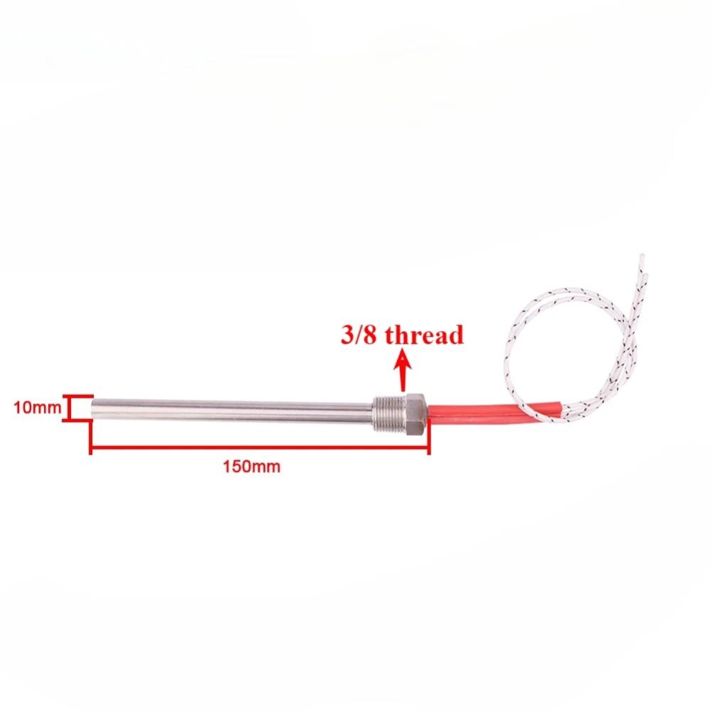 1 ud. Rosca de 3/8V 220V Encendedor de Ignición Tipo Cartucho 300/350W 140/150/170mm Calentador Varilla de Ignición Específica Pieza de Estufa de Pellets de Madera