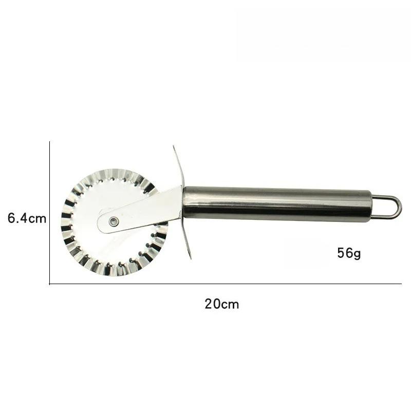 Stainless Steel Pizza Wheel Cutter Ideal Pizza Wheel Scissors Pizza Pie Waffle Dough Biscuit Kitchen Accessories Gadgets