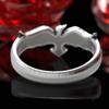 Vintage Fashion Ring Raven Wedding Band Mens Wedding Band Ring Size 7-14