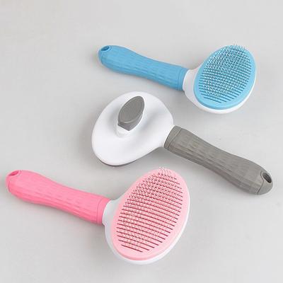 Pets Grooming Brush Hair Remover Shedding Grooming Tools for Cats One-button Remove Hair
