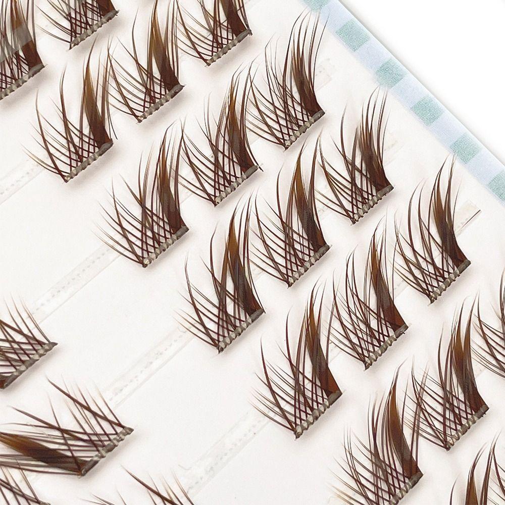 Manga Style Fox Lashes Natural Look Individual Fake Eyelashes  for At-Home Use