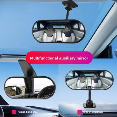 Universal Car Rearview Mirror Back Seat Baby Monitor 360 Degree Adjustable Automotor Kids Safety Blind Spot Observation Mirrors