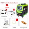 Multi-Functional Lingjiang MFR230 280G Welder: Welds Aluminum, Stainless Steel, Iron, Copper with Double Pulse Gas Shielding
