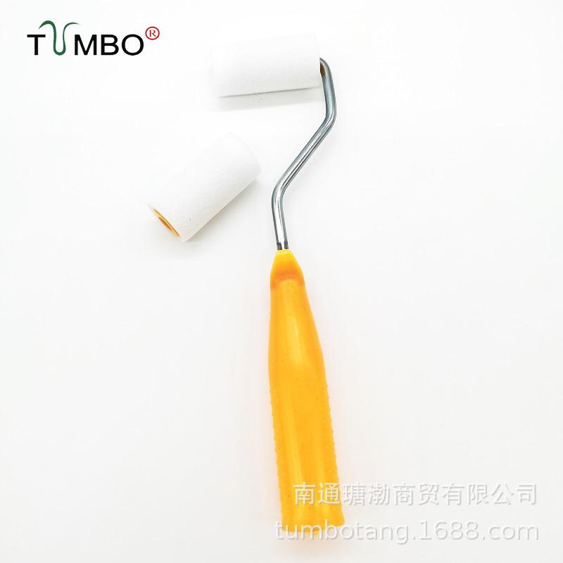 2-Inch Solvent-Resistant Oil-Based Sponge Roller Brush for Wall Trim Painting