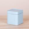 Storage Bin with Lid Dustproof Iron Mini Sturdy Loose Tea Bucket Household Supplies