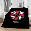 New Game R-Resident The E-Evil 3D Print Flannel Blanket Soft Throw Blanket Art For Home Decor Bedroom Bed Sofa Picnic Fans Gift