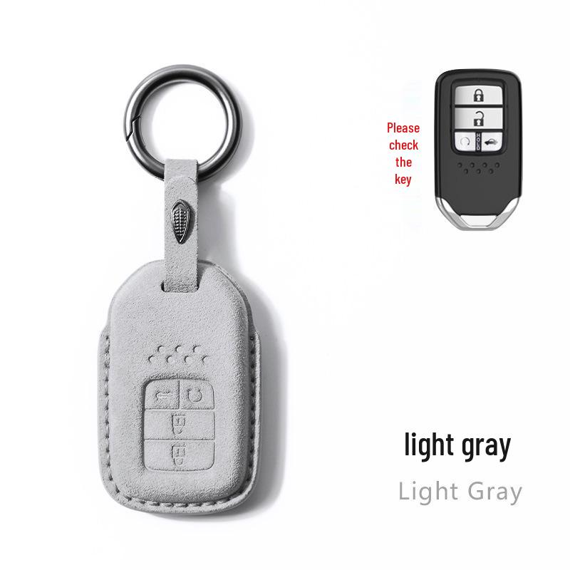 

Чехол для ключа Honda для Accord/Civic/XRV десятого поколения с замшевым покрытием и пряжкой OPP Plastic Bag