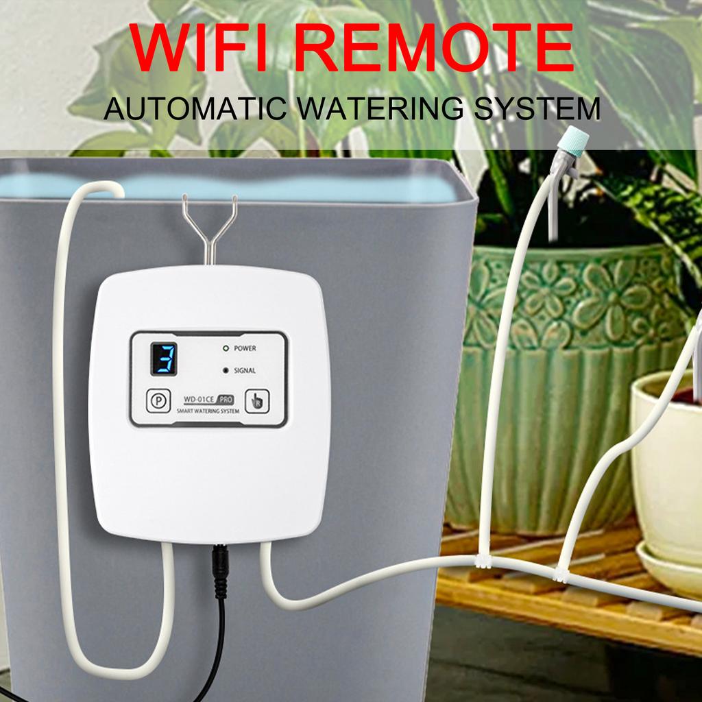 Smart Watering System WIFI Remote Automatic Watering System 1 4 Gear Adjustable Water Pressure Intelligent Timing Built