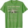 2nd Amendment Funny Gun Control Definition design100 cotton summer casual Oneck short sleeve printed mens Tshirt