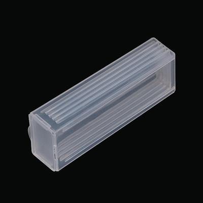Plastic Microscope Slide Holder Storage Box Microslide Pp Holds 5 Dispenser Box