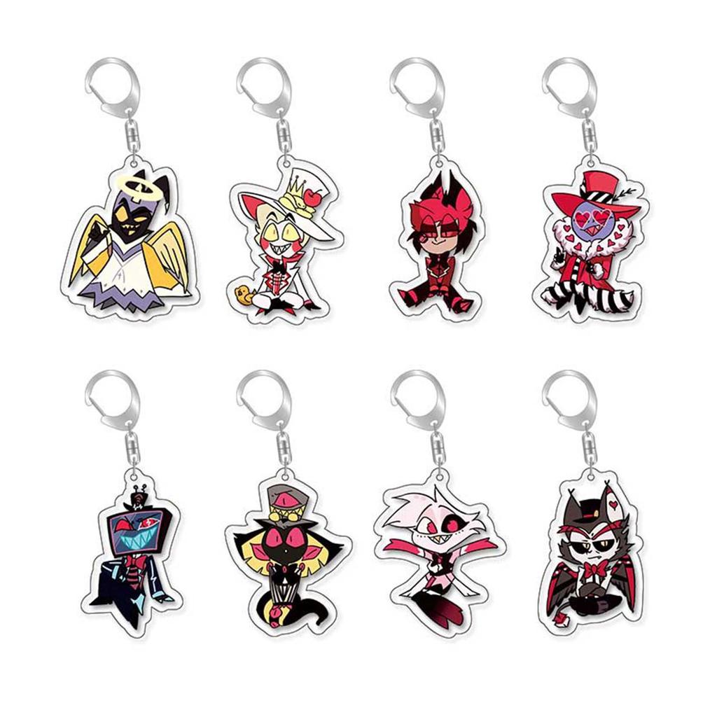 Acrylic Doll Keychain, Cartoon Doll Pendant Keychain Around Anime
