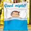 1pc Curious George9 Theme Blanket - Digital Print, Polyester, Cozy for All Seasons, Perfect for Outdoor, and Travel