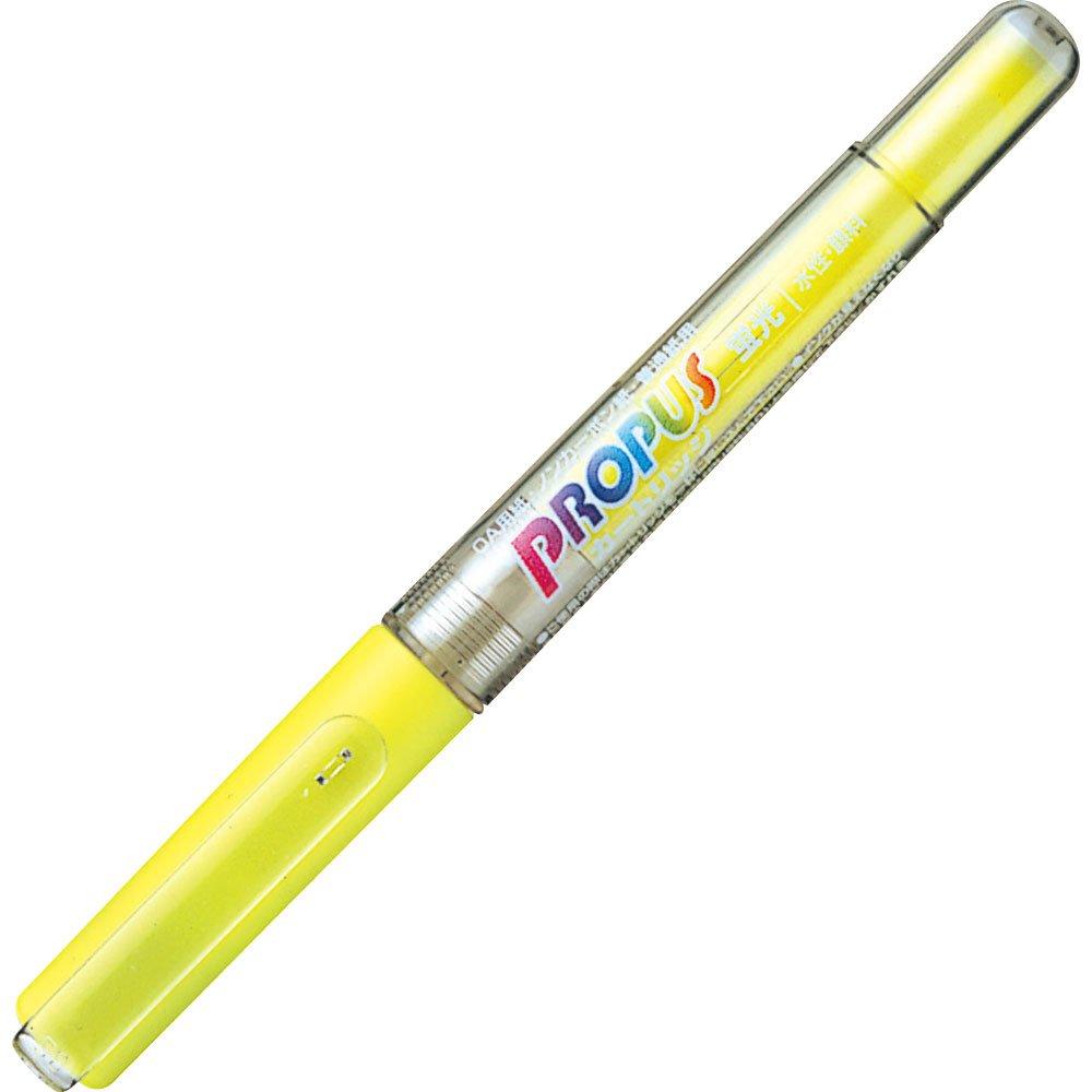 Mitsubishi Pencil Sign Pen Yellow 2 Pro-Pass Water-Based PUS-155