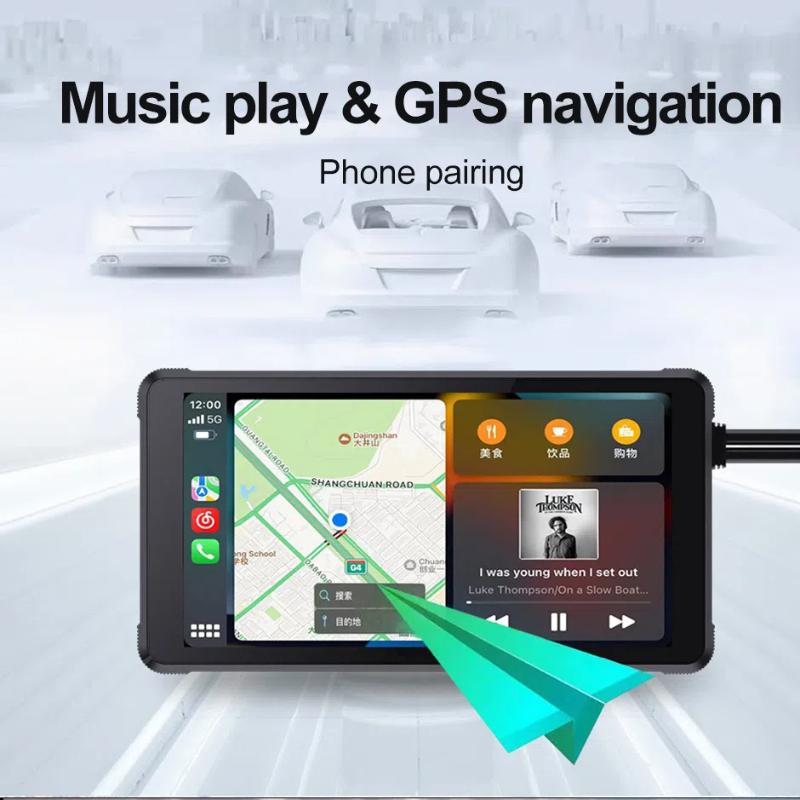 HD 5.5 Inch Motorcycle Carplay Car Machine Motorcycle Recorder