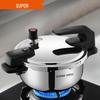 SUPOR 3.8L 304 Stainless Steel Pressure Cooker with Standable Lid